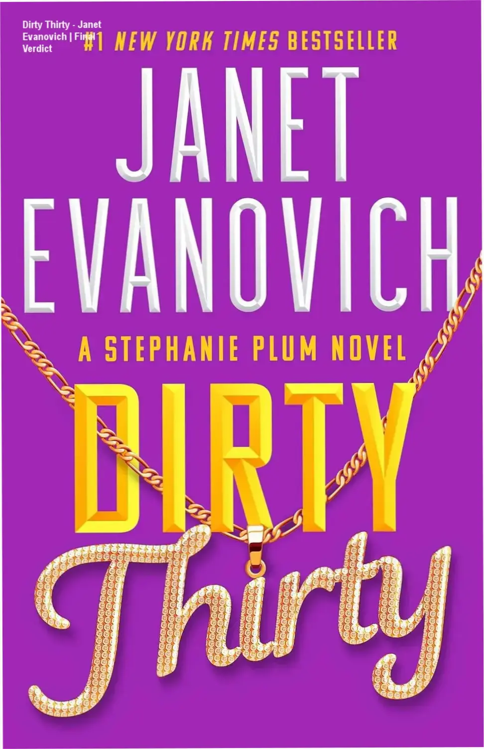 Dirty Thirty - Janet Evanovich | Final Verdict