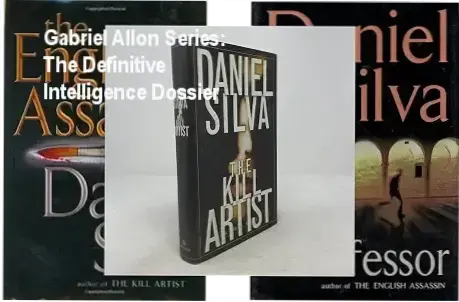 Hardcover collection of the Gabriel Allon espionage series by Daniel Silva