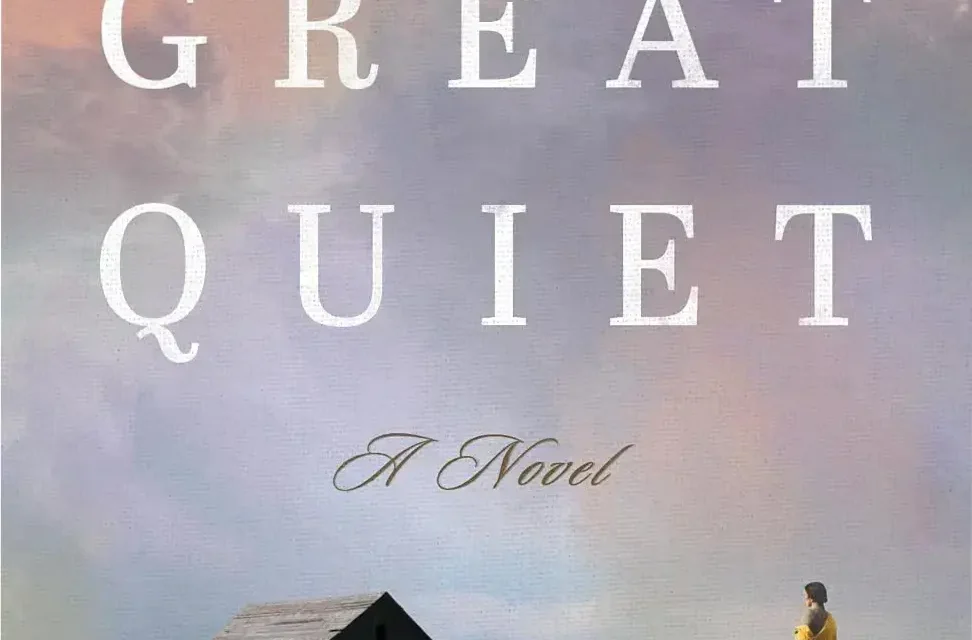 Cover of In the Great Quiet by Laura Vogt featuring the Oklahoma frontier theme