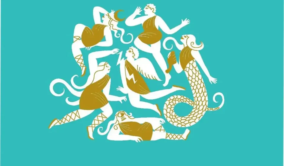 A digital edition of Mythos by Stephen Fry featuring Greek mythology for adults