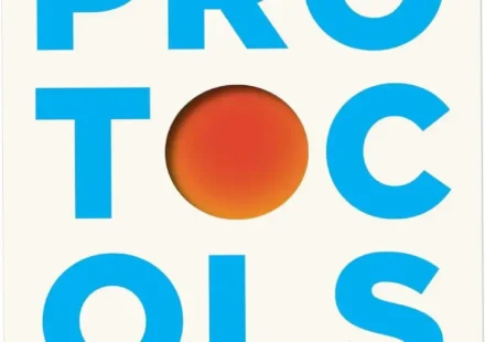 Hardcover book Protocols by Dr. Andrew Huberman for human body optimization