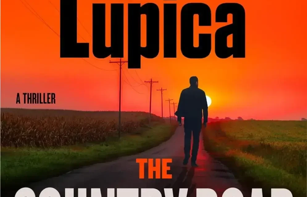The Country Road Murders thriller book cover focusing on a dark North Carolina road