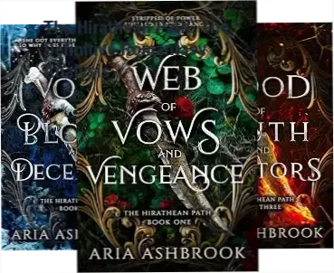 The Hirathean Path book series covers featuring the journey of Rose and Prince Kyor.