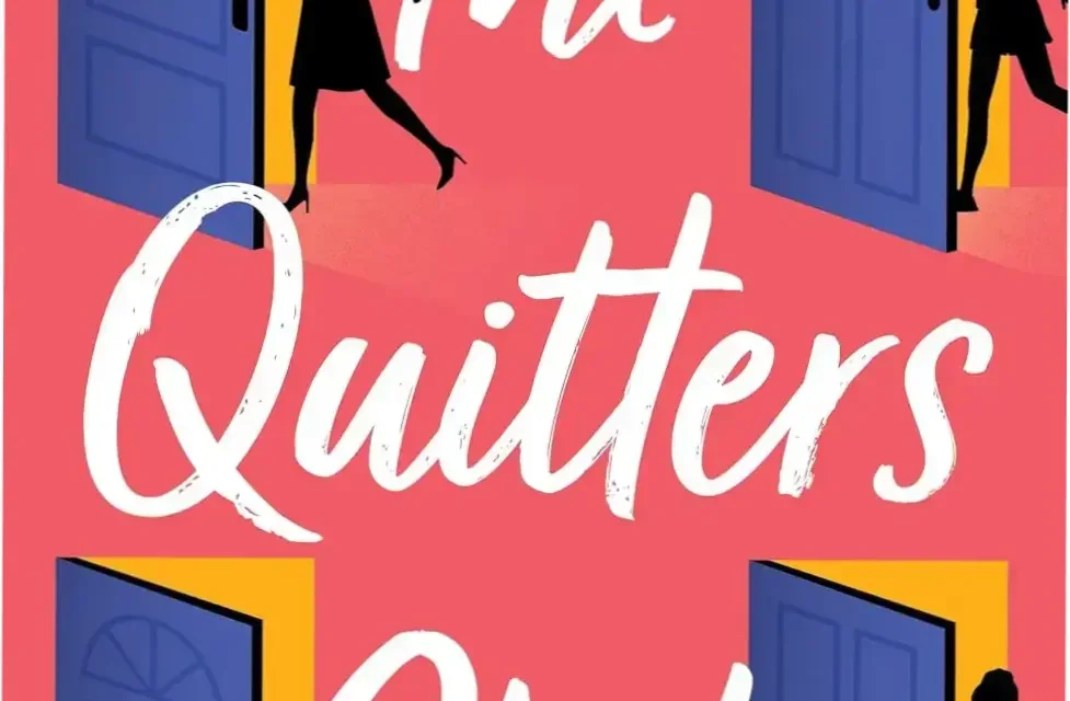 Ebook cover of The Quitters Club by Jessica Strawser focused on female empowerment and friendship