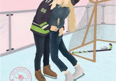 The Score by Elle Kennedy ebook cover depicting a high-tension college hockey romance