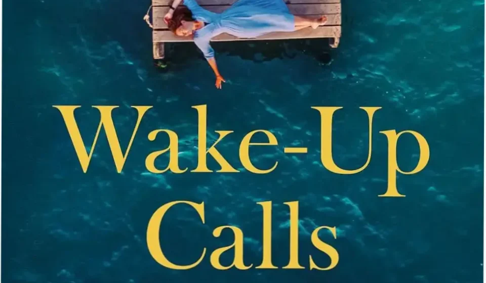 Book cover of Wake-Up Calls by Mariah Stewart highlighting the rustic Maine setting