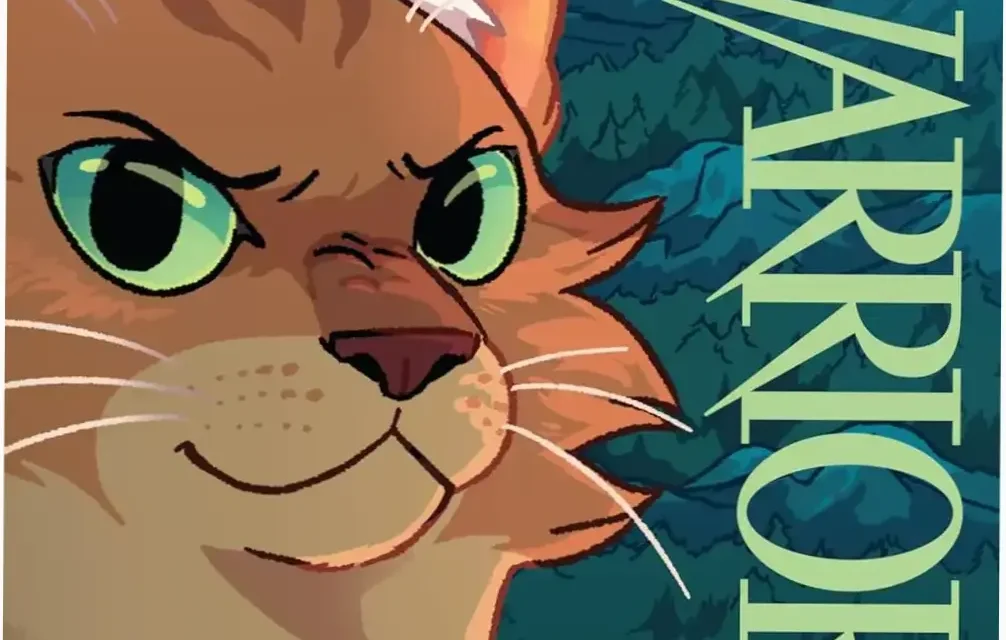 Full-color cover of Warriors Graphic Novel The New Prophecy Part One showcasing ThunderClan warriors