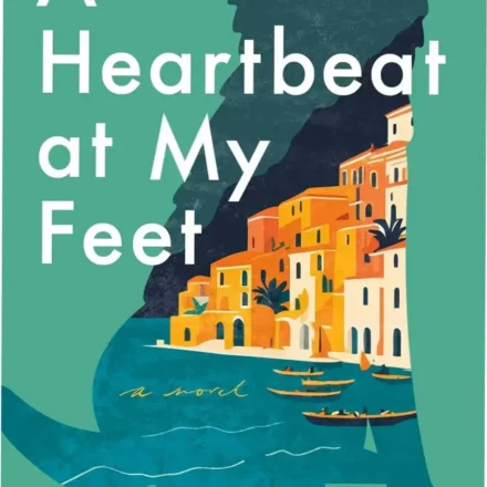 Cover of the novel A Heartbeat at My Feet by Kristin Judd showcasing romance and animal companionship