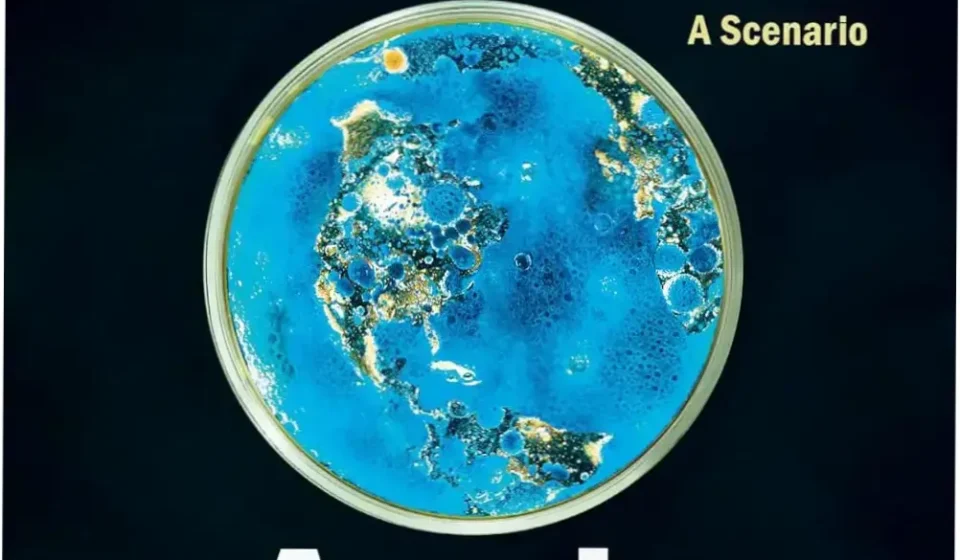 Book cover of Biological War by Annie Jacobsen focusing on biological warfare scenarios