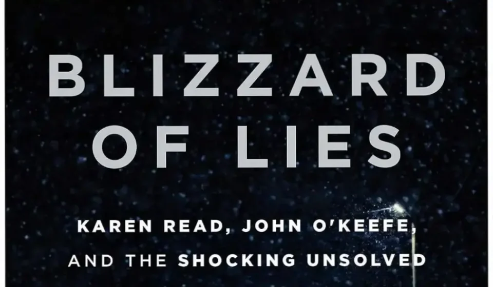 Cover of Blizzard of Lies by Dave Wedge detailing the Karen Read case