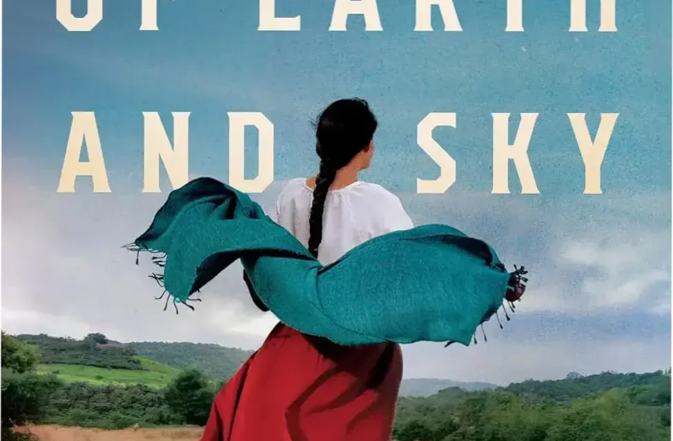 Book cover of Dreams of Earth and Sky by Shirley Perez West exploring 1845 California historical romance