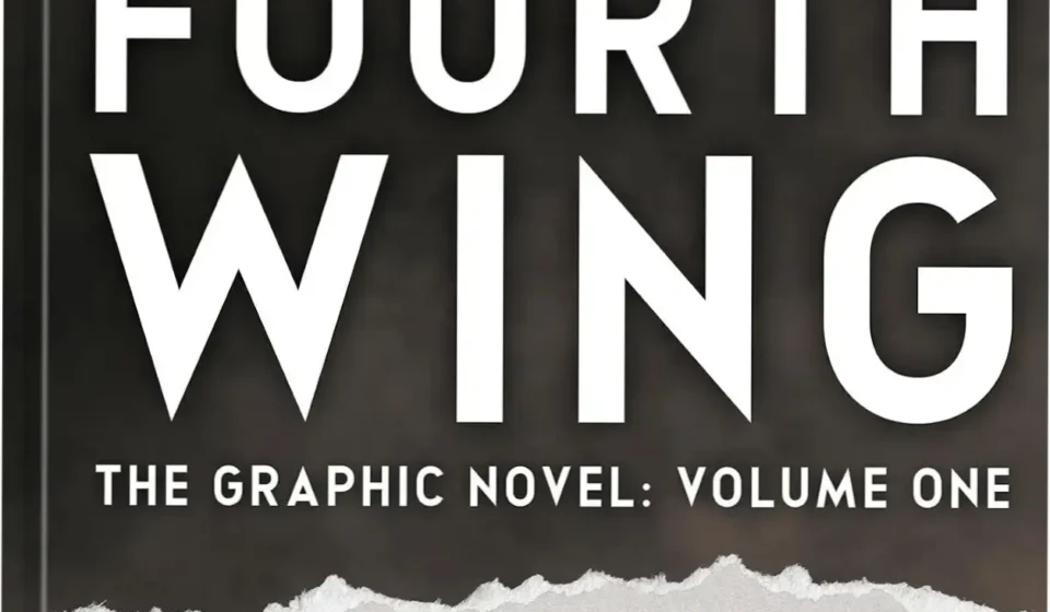 Deluxe hardcover edition of Fourth Wing The Graphic Novel with metallic foil-stamped cover