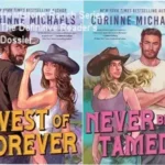 Digital cover of Heartstone Ranch book series by Corinne Michaels featuring a romantic cowboy aesthetic