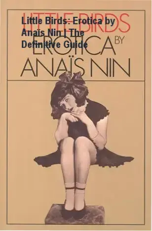 Digital cover of Little Birds: Erotica by Anaïs Nin focusing on female sensuality