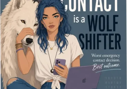 Ebook cover of My Emergency Contact is a Wolf Shifter by Roxie Ray featuring paranormal romance themes