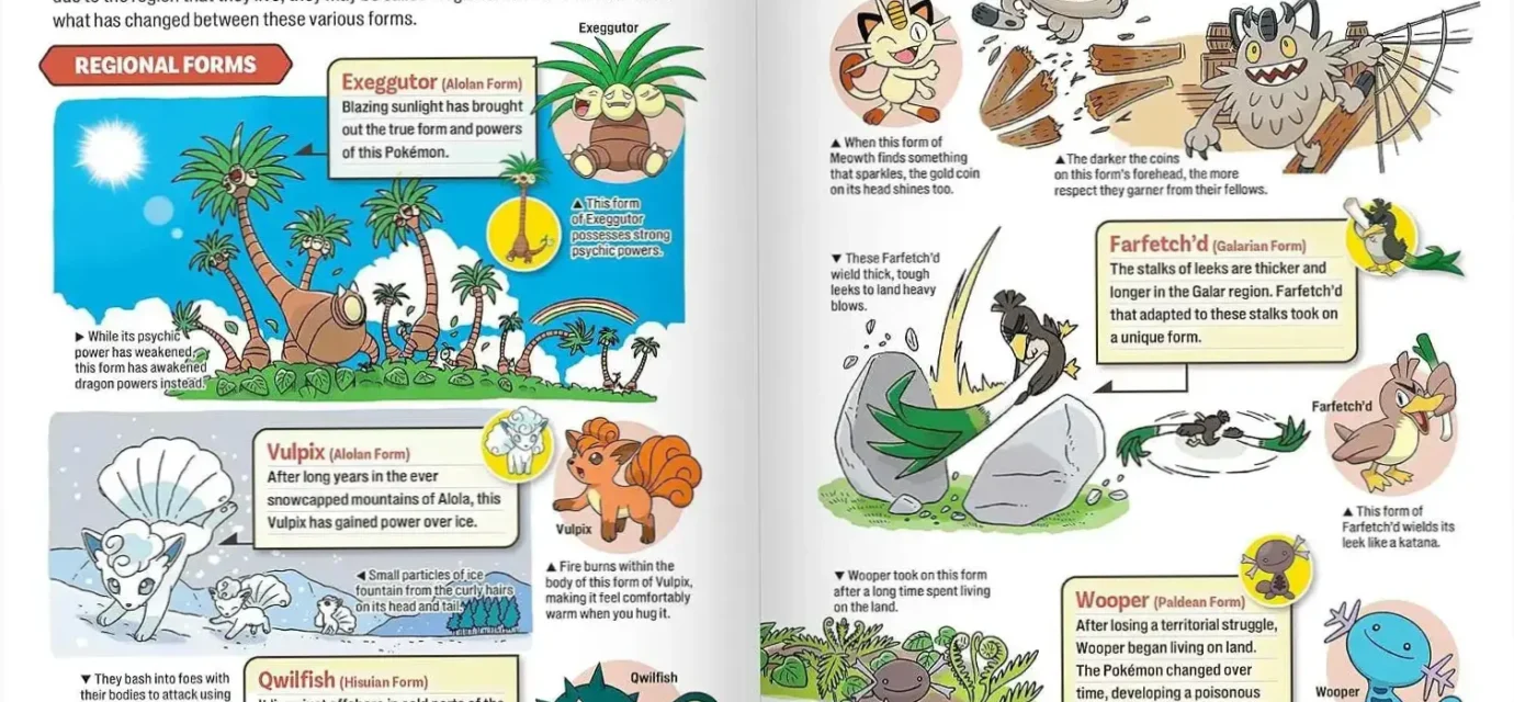 Pokécology An Illustrated Guide to Pokémon Ecology book cover featuring technical biological data