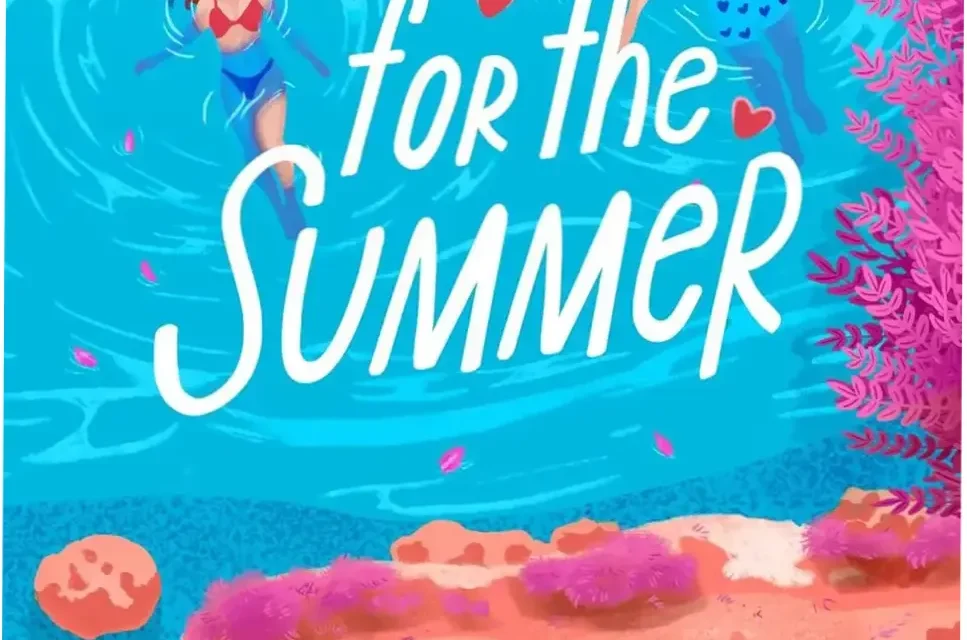 Book cover of Rules for the Summer by Meghan Quinn showcasing a romantic small town atmosphere