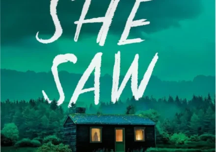 Digital cover of the suspense novel What She Saw by Mary Burton